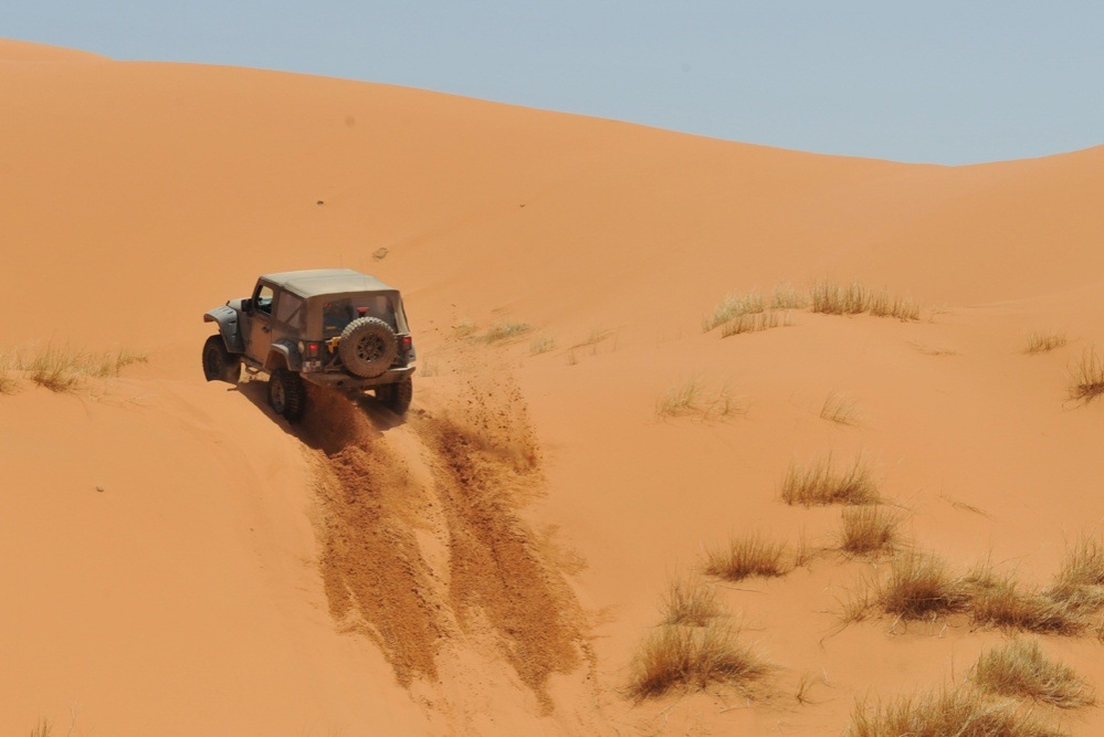 Organisation raid Jeep