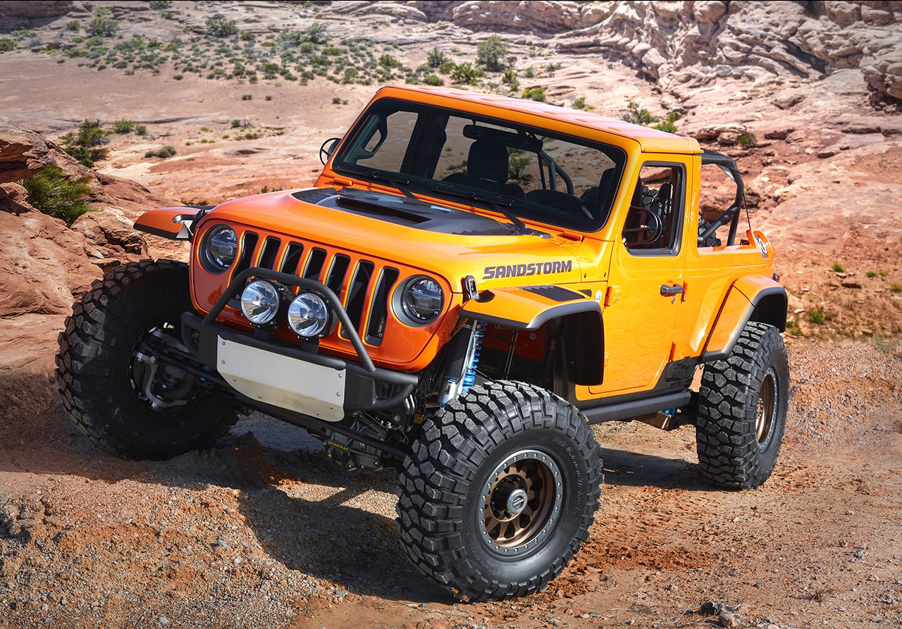 La jeep Sandstorm concept car