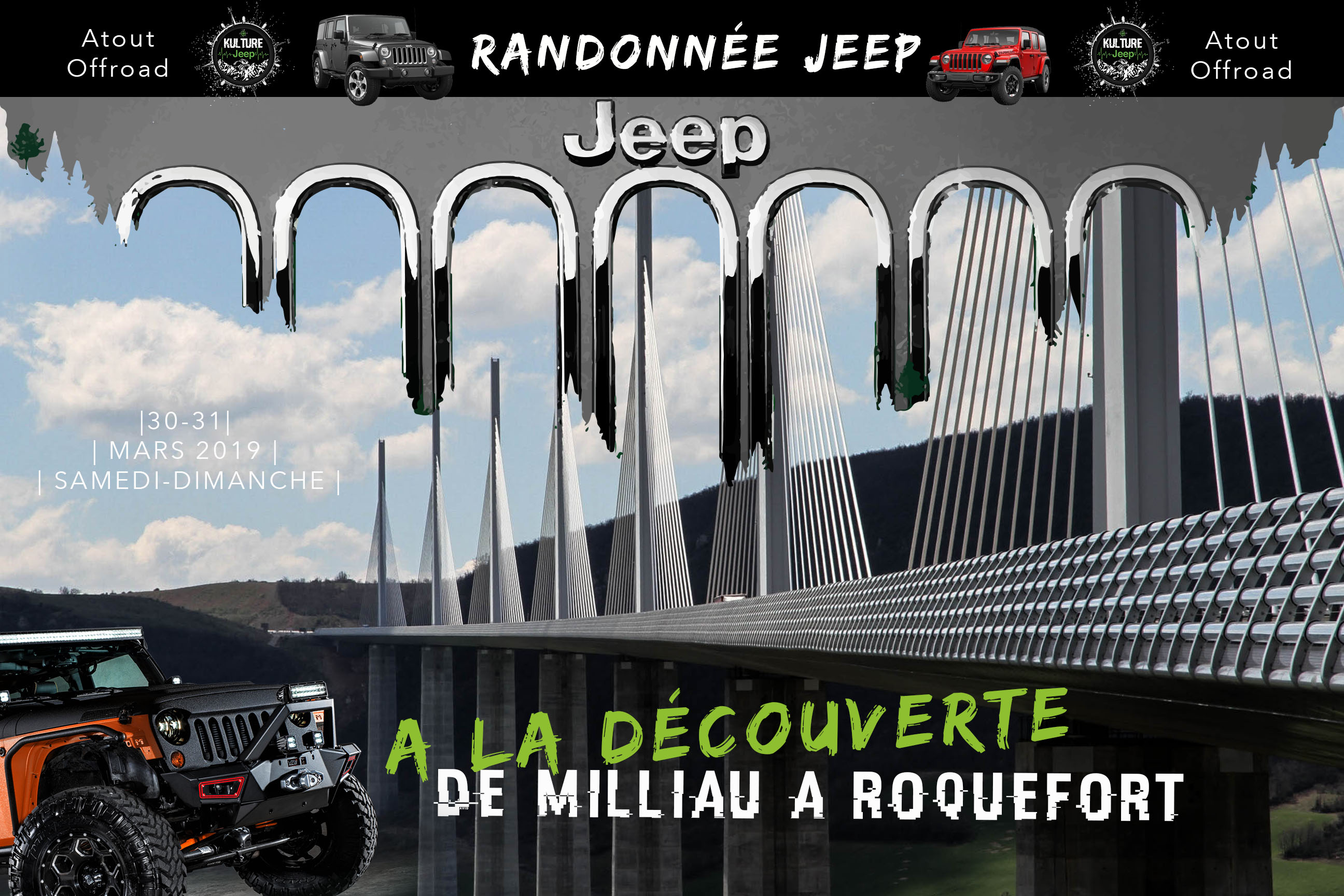 Randonnée Jeep en Aveyron